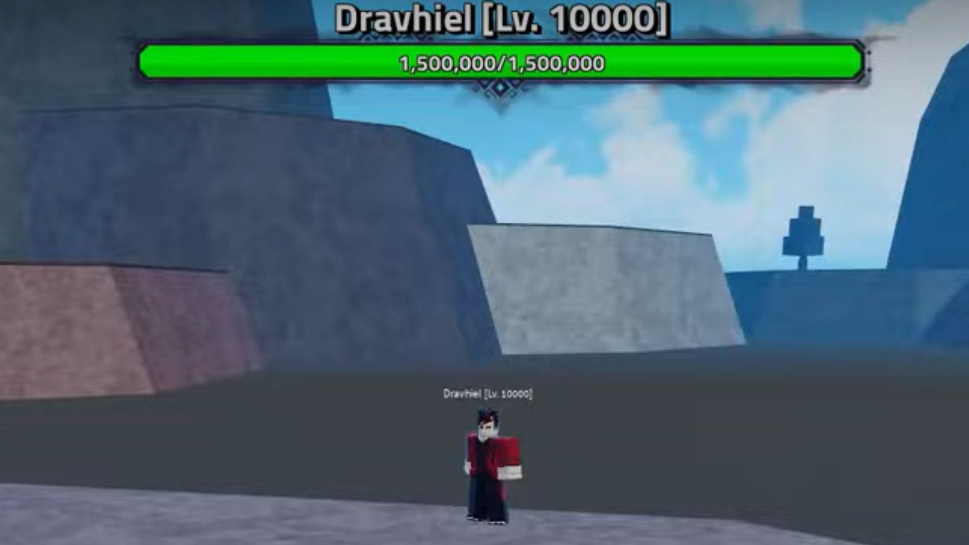The Dravhiel boss in King Legacy (Image via Roblox)